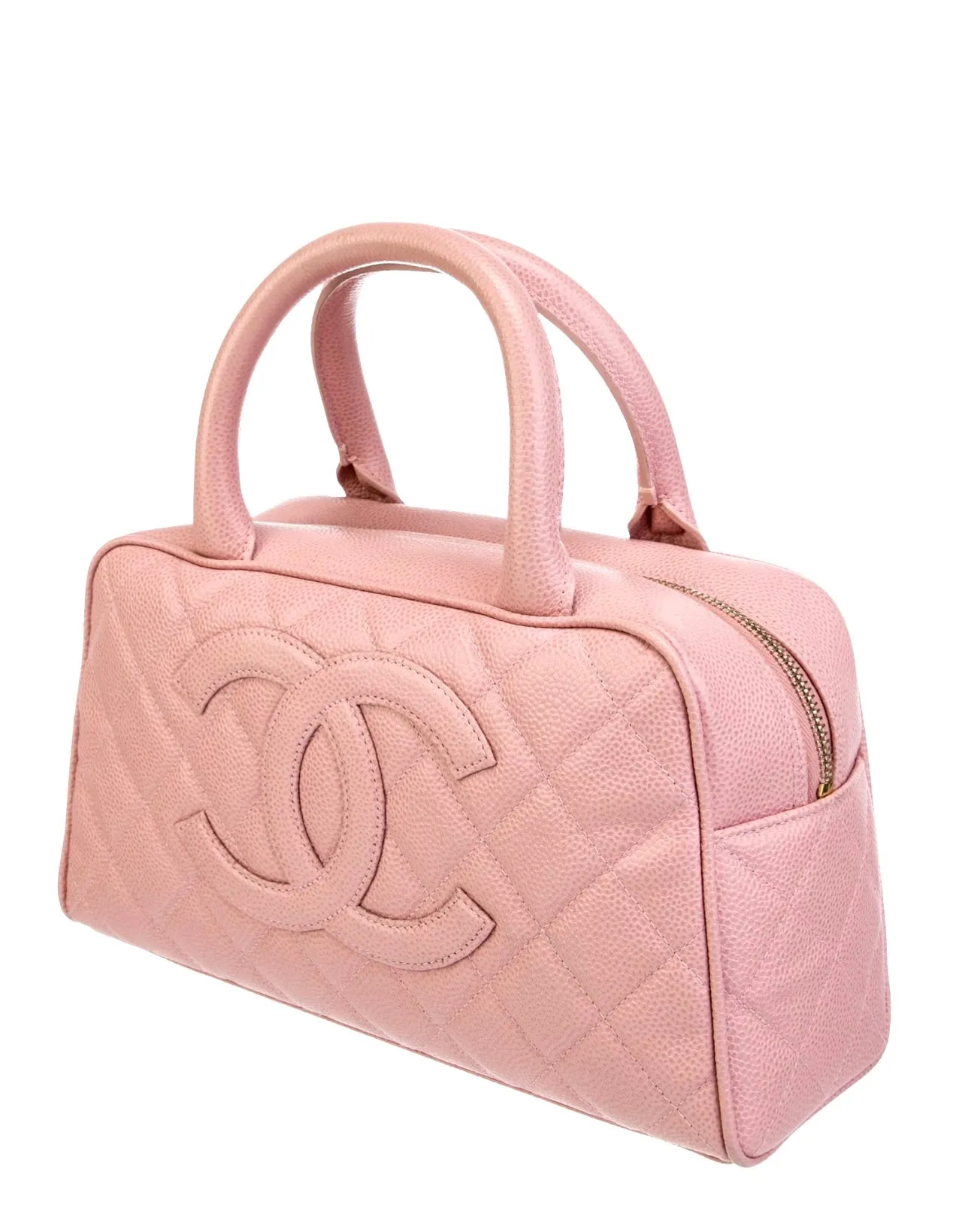 2005 CHANEL pink bowler bag