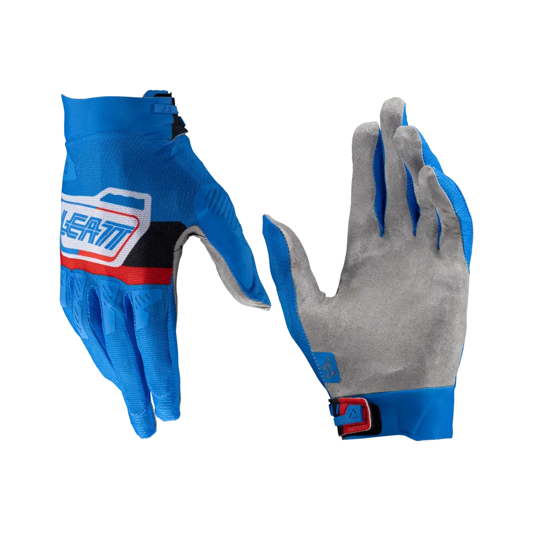 2025 Leatt 2.5 X-Flow Gloves Pitboard Royal