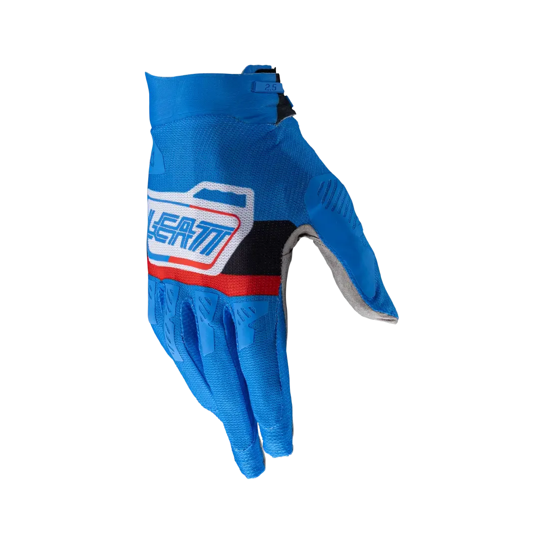 2025 Leatt 2.5 X-Flow Gloves Pitboard Royal