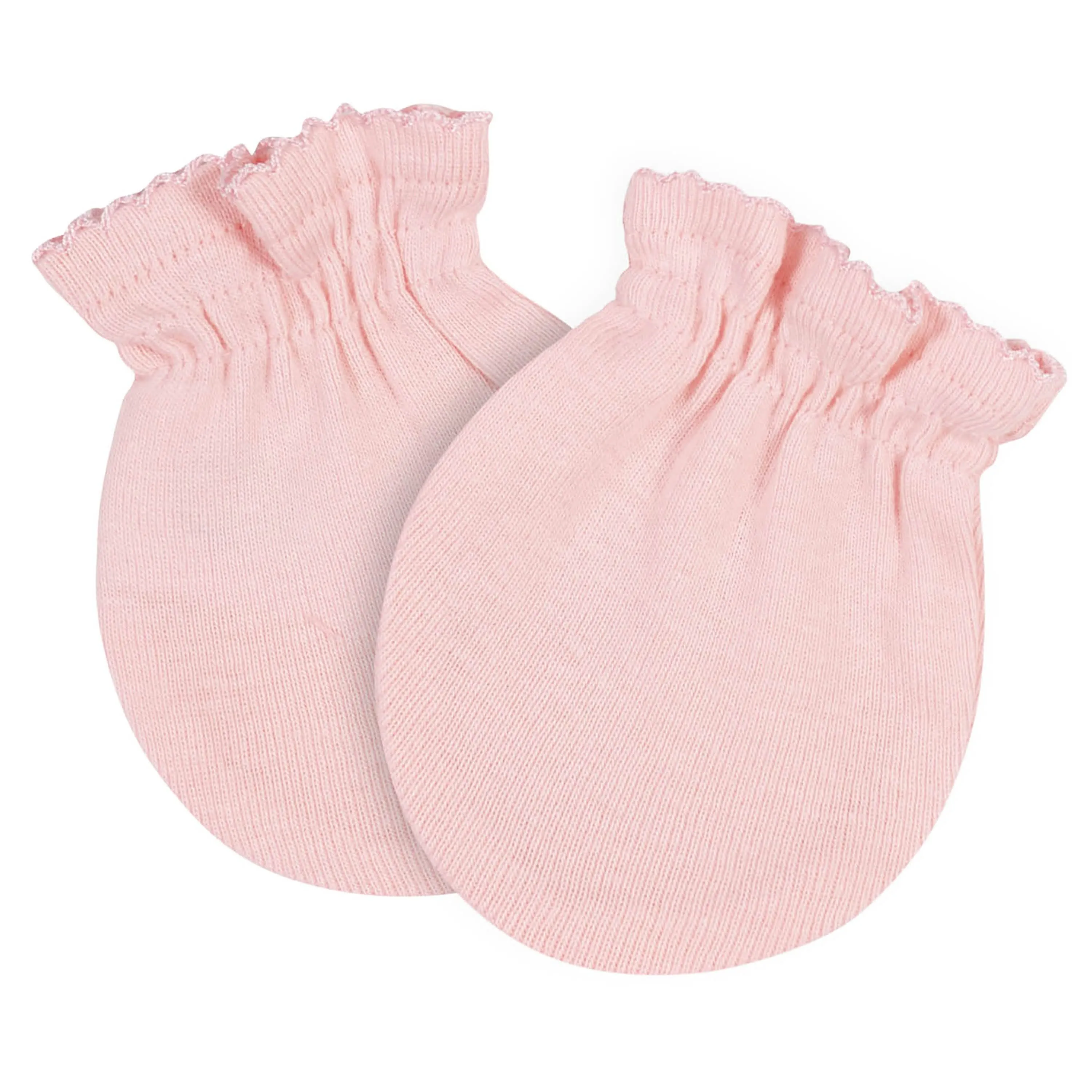 4-Pack Baby Girls Love You No Scratch Mittens