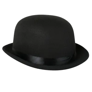 Adult Black Bowler Hat