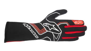 ALPINESTARS 3551023_13_L TECH 1-RACE v3 Racing gloves, FIA 8856-2018, black/red, Size L