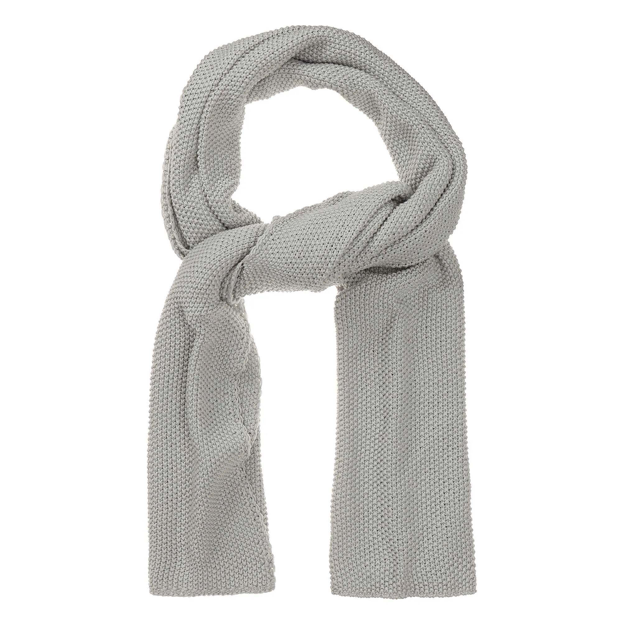 Antua Cotton Scarf [Silver grey]