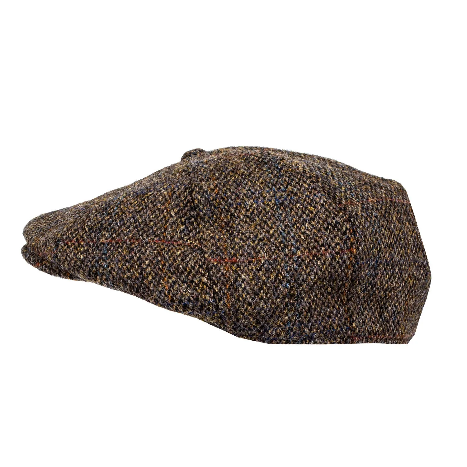 Arran Harris Tweed 8Pc Cap Grey