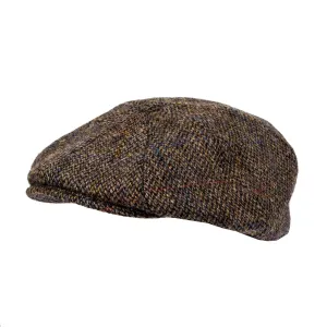 Arran Harris Tweed 8Pc Cap Grey