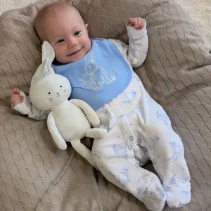 Baby  Clothing Blue and White Bunny Gift Set