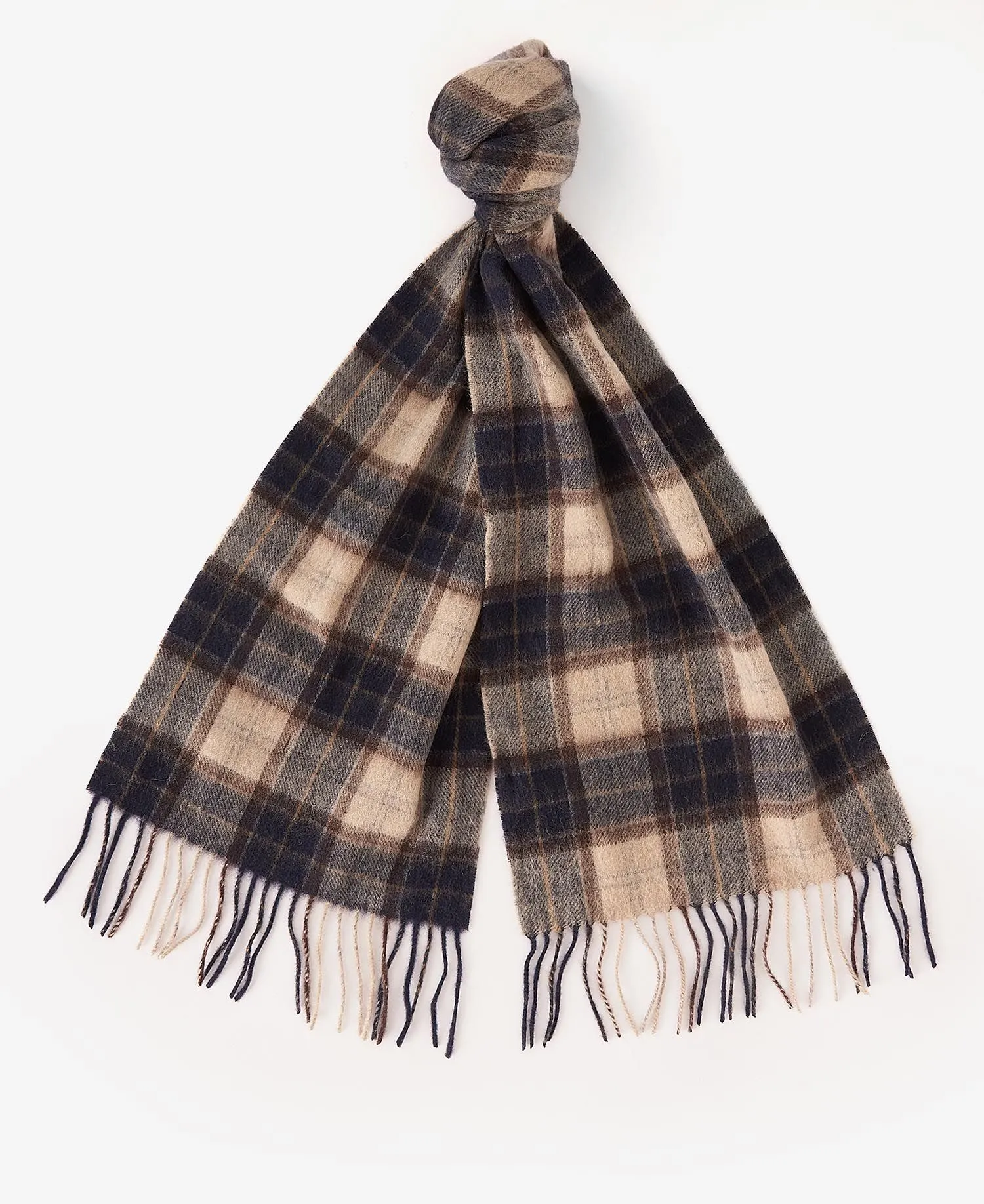 Barbour - Tartan Scarf And Glove Gift Set, Brown