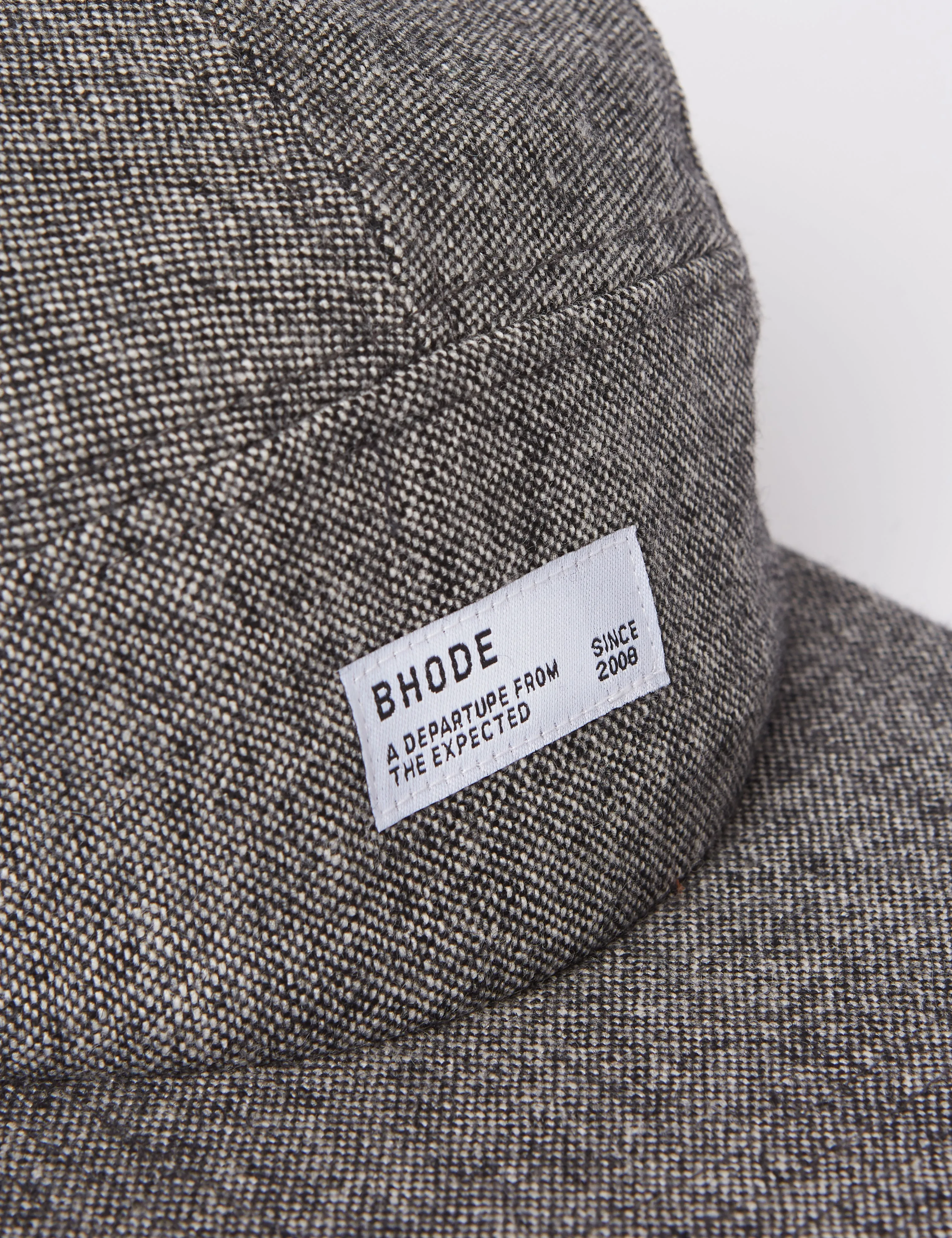 Bhode 5-Panel Cap (Mixed Wool) - Grey