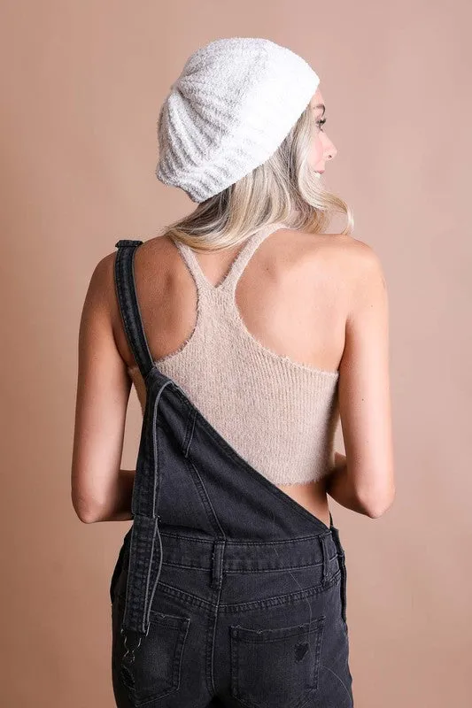 Boucle Rib Knit Beret *Online Only*