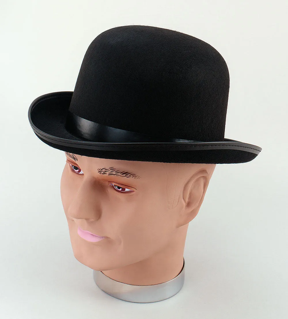 Bowler Hat - Felt - Black