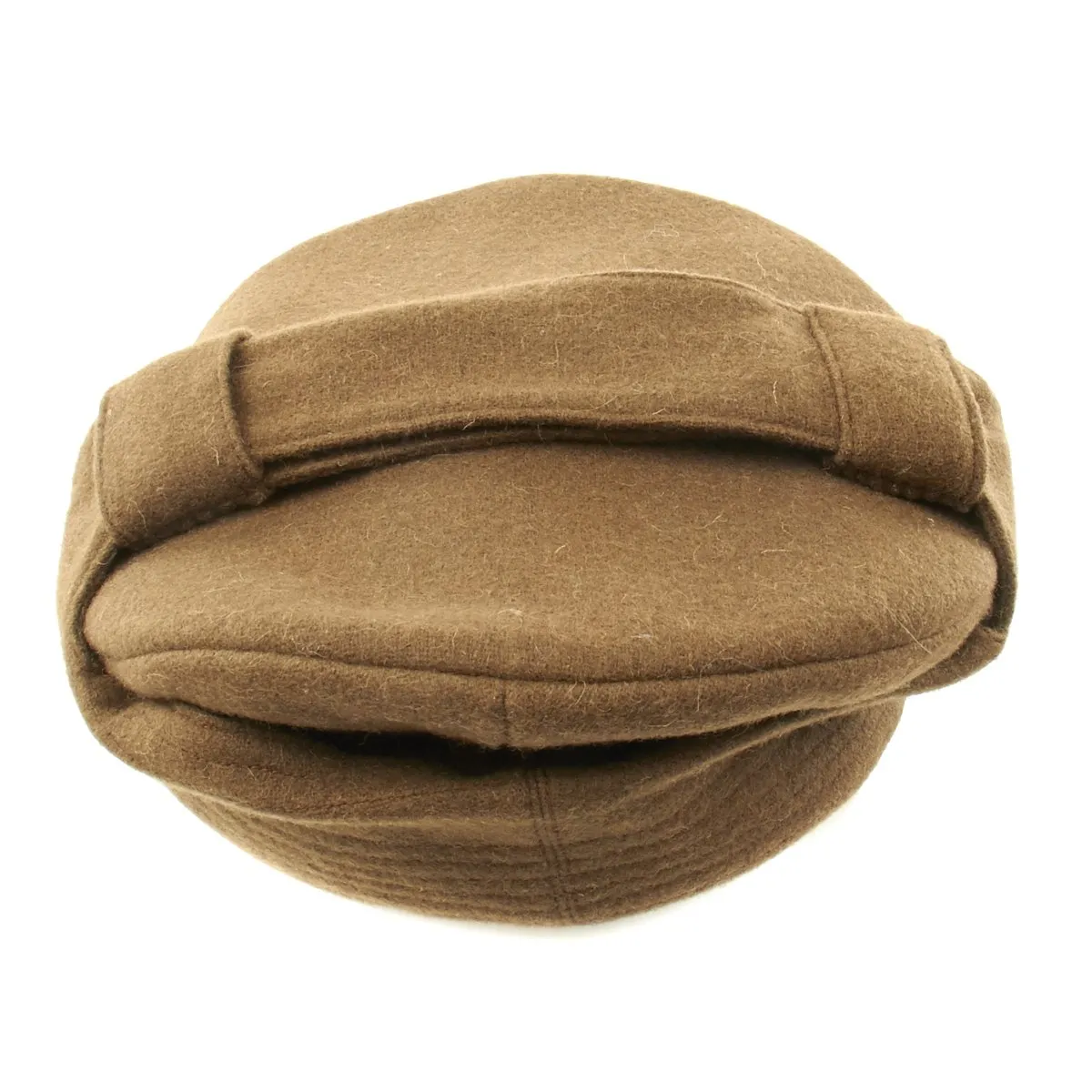 British WWI Gor Blimey 1915 Winter Forage Trench Cap- Wool