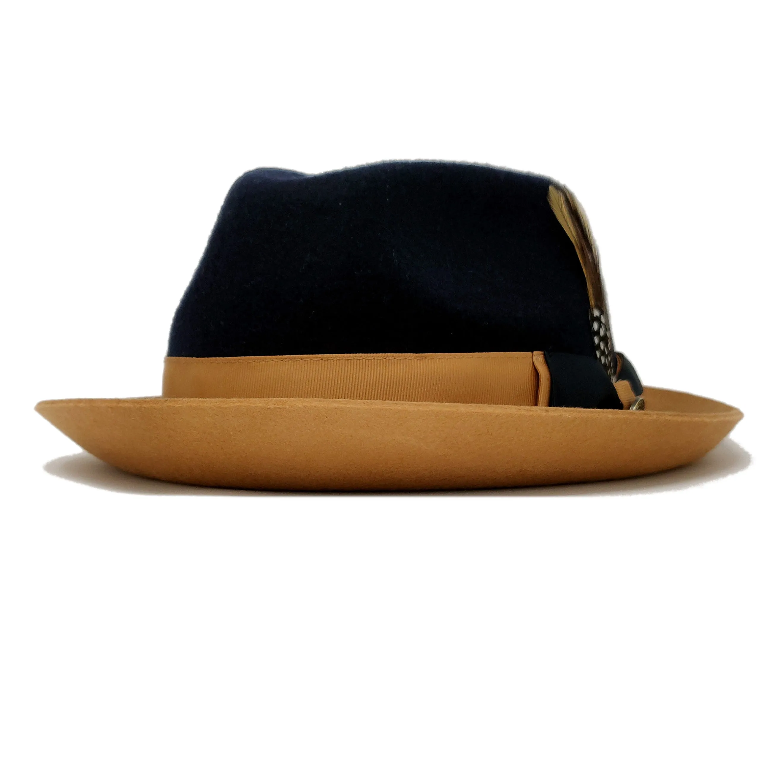 Bruno Capelo Caesar Pinch Front Wool Fedora