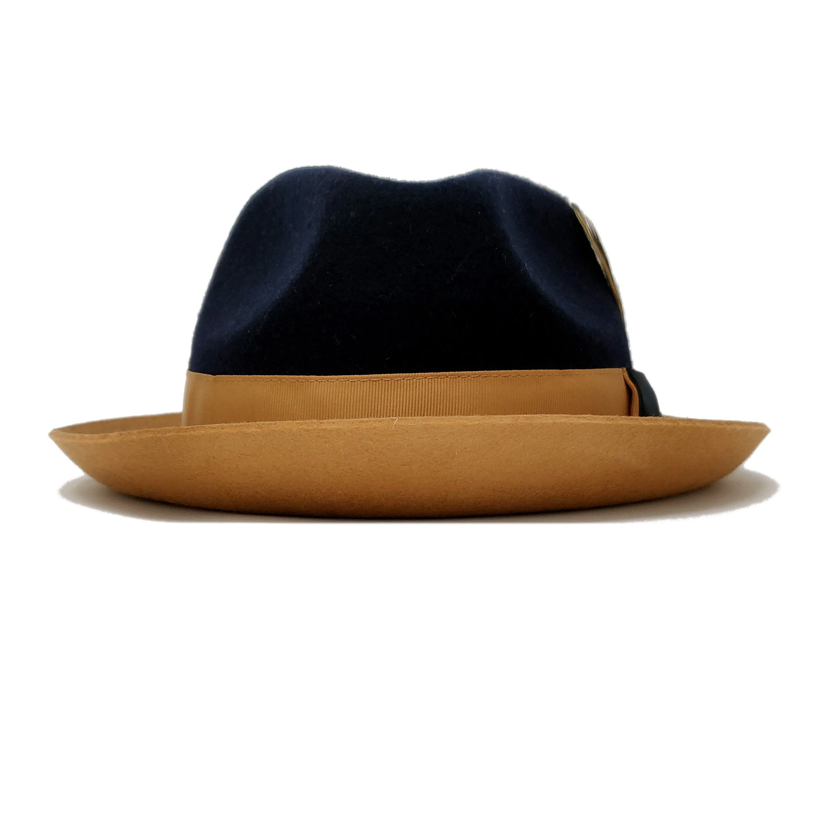 Bruno Capelo Caesar Pinch Front Wool Fedora