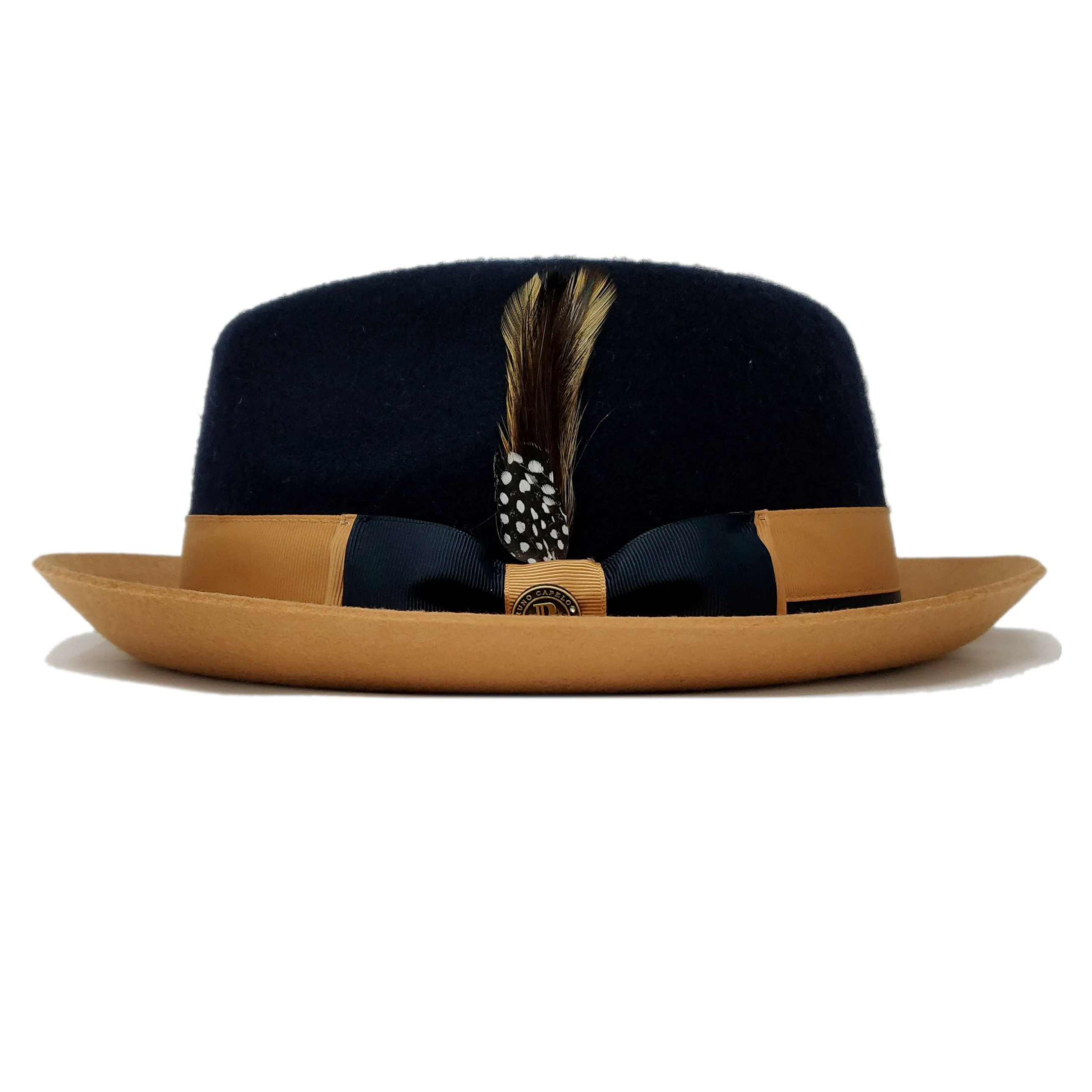 Bruno Capelo Caesar Pinch Front Wool Fedora