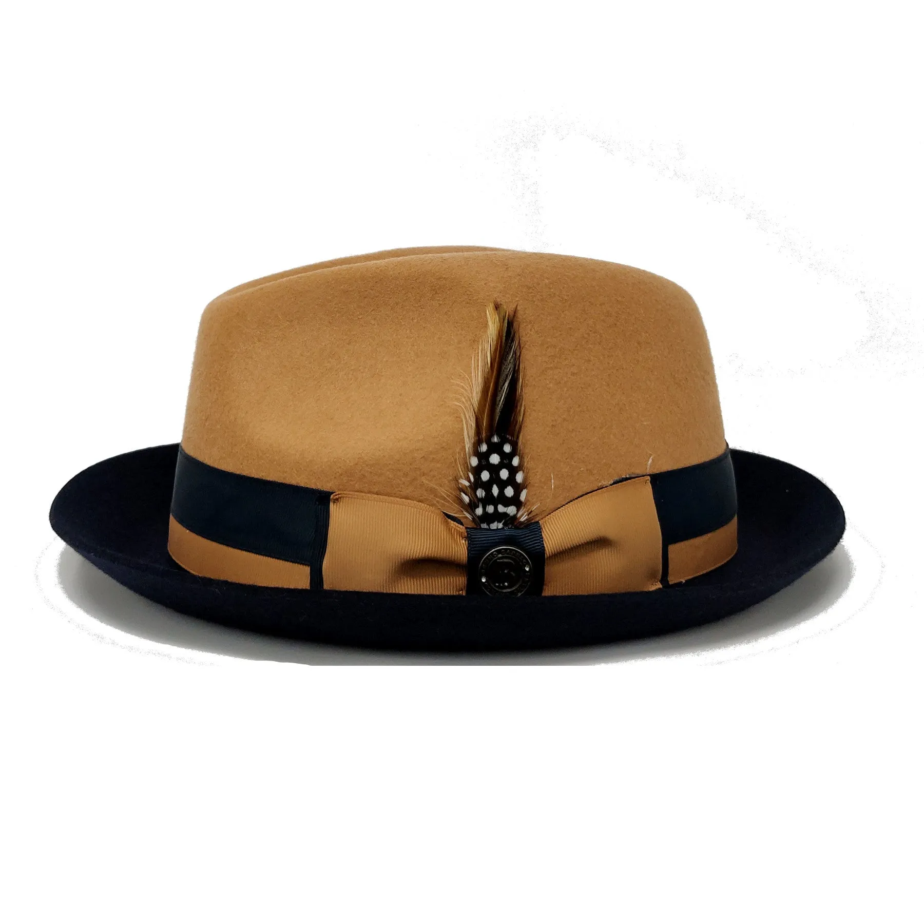 Bruno Capelo Caesar Pinch Front Wool Fedora