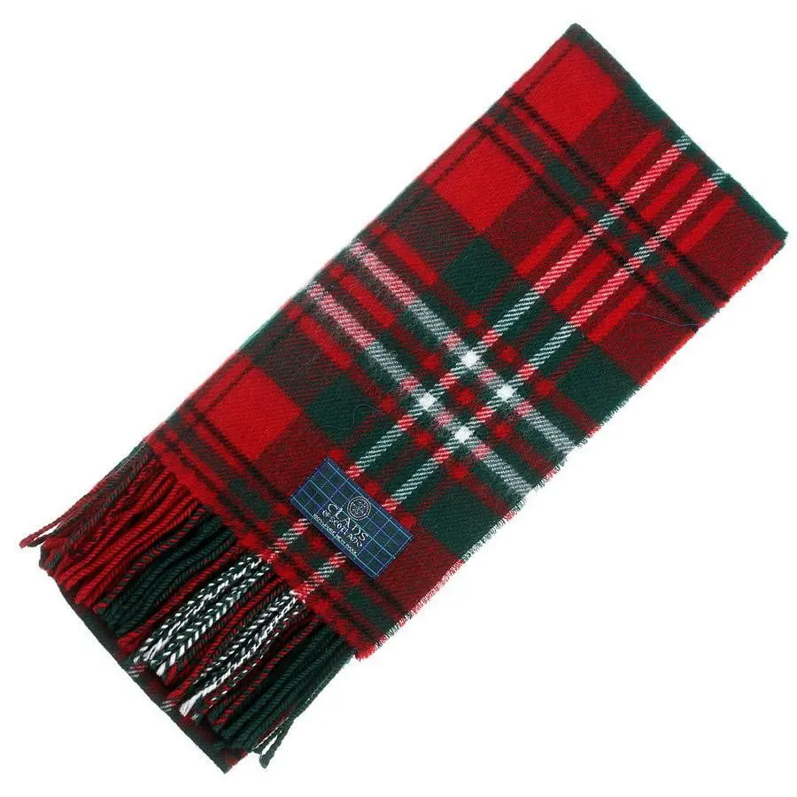 Clan Tartan Scarf - Scott Red Modern