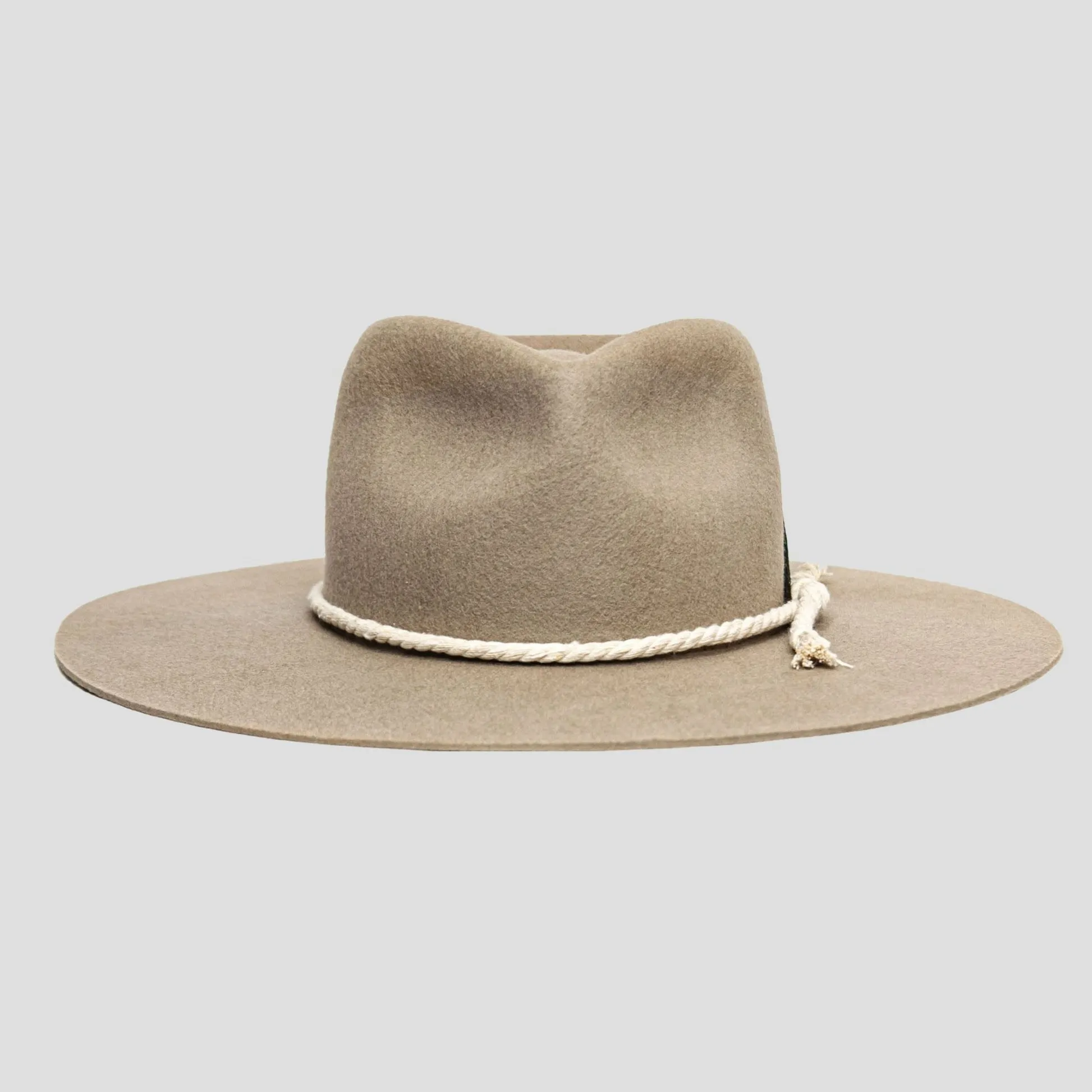 Classic Men's Felt Fedora Hat-Walnut