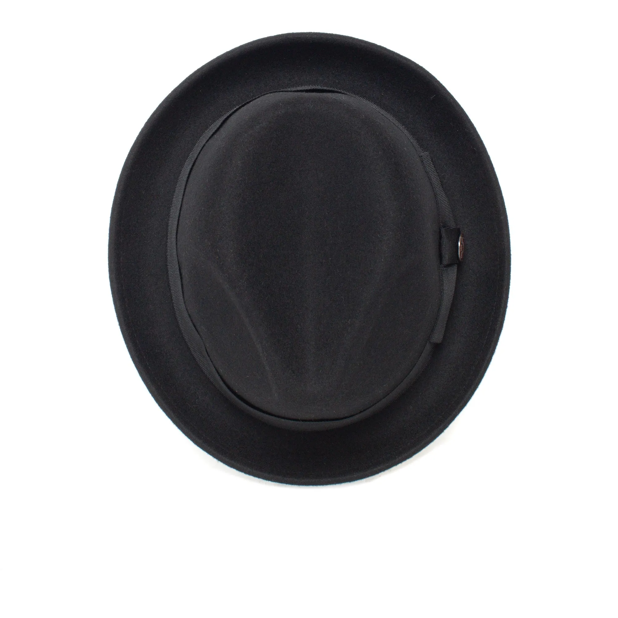 Classic Pork Pie Fedora Hat-Brown