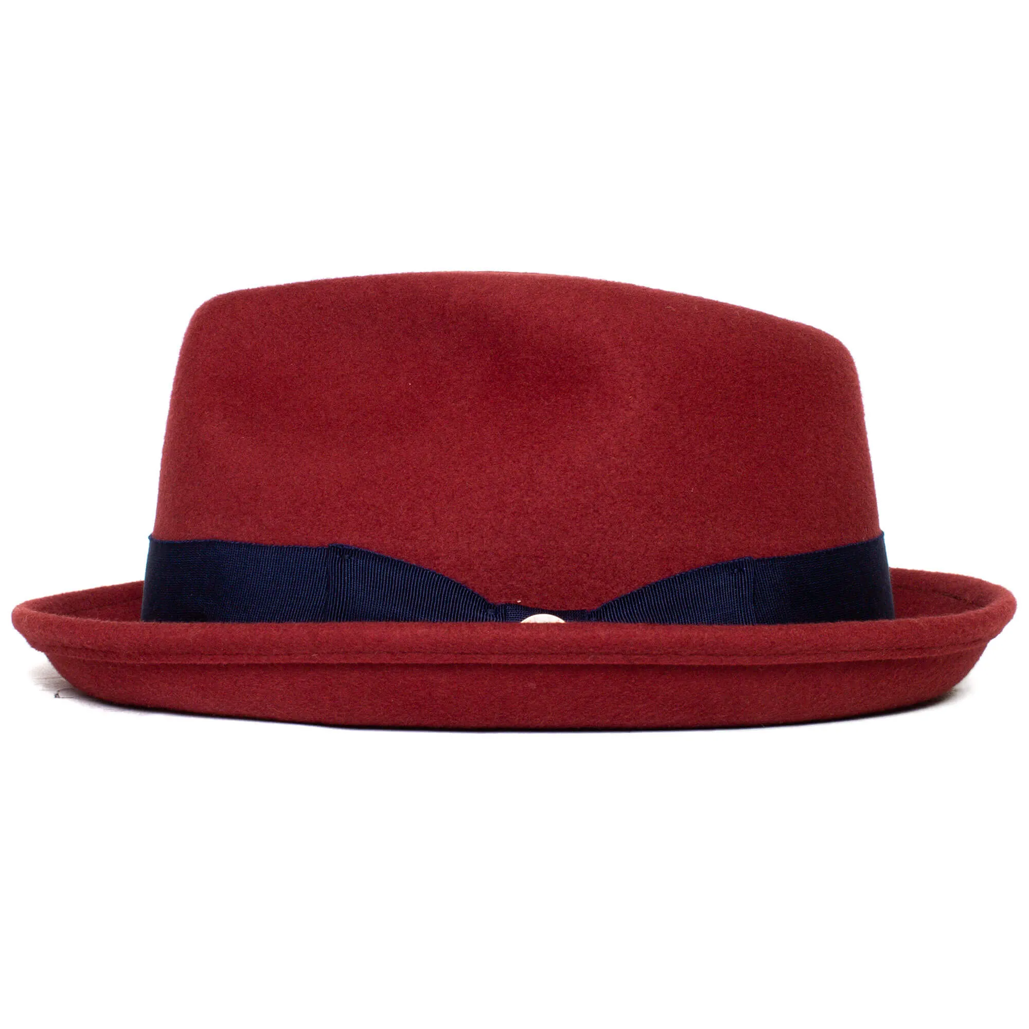 Classic Pork Pie Fedora Hat-Brown