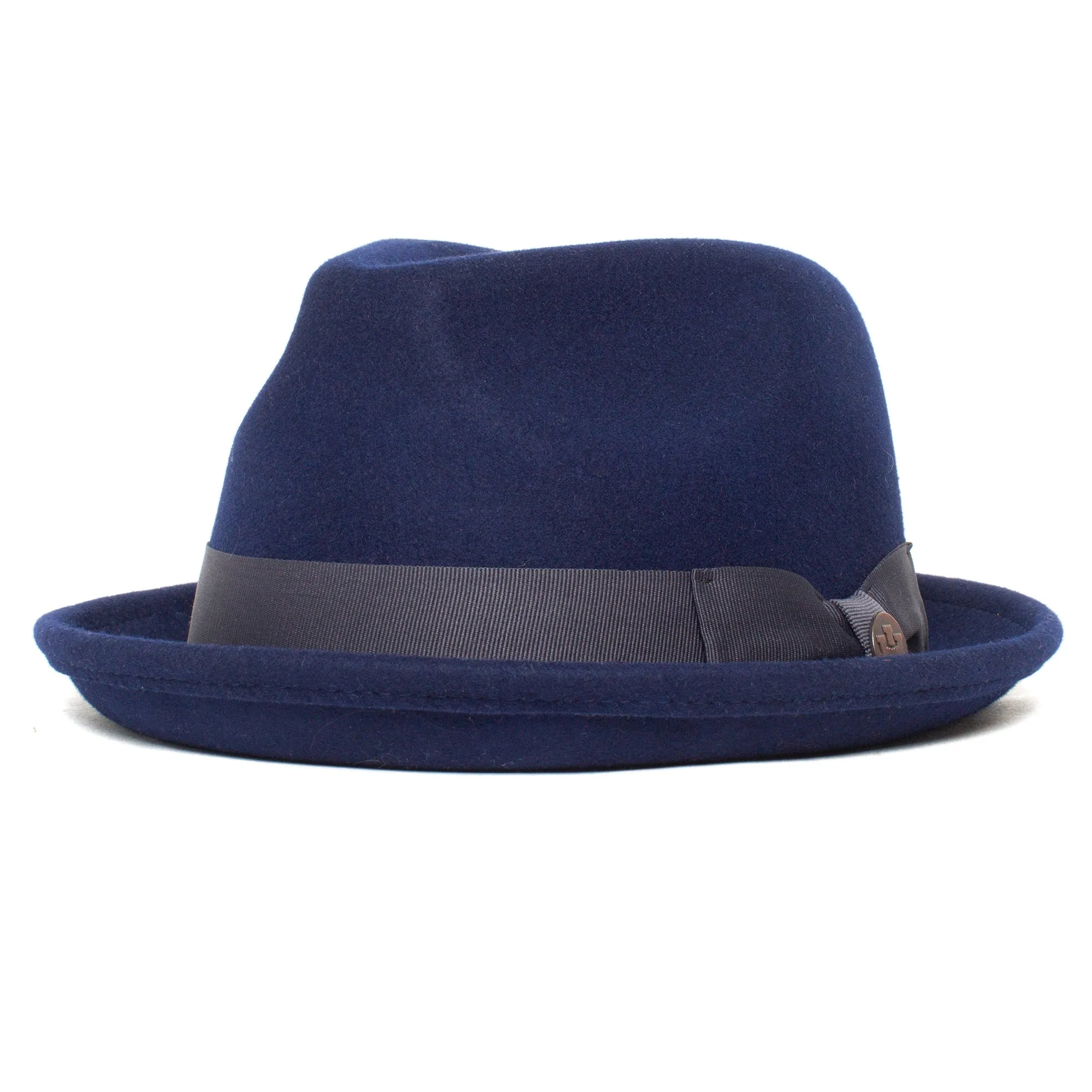 Classic Pork Pie Fedora Hat-Brown