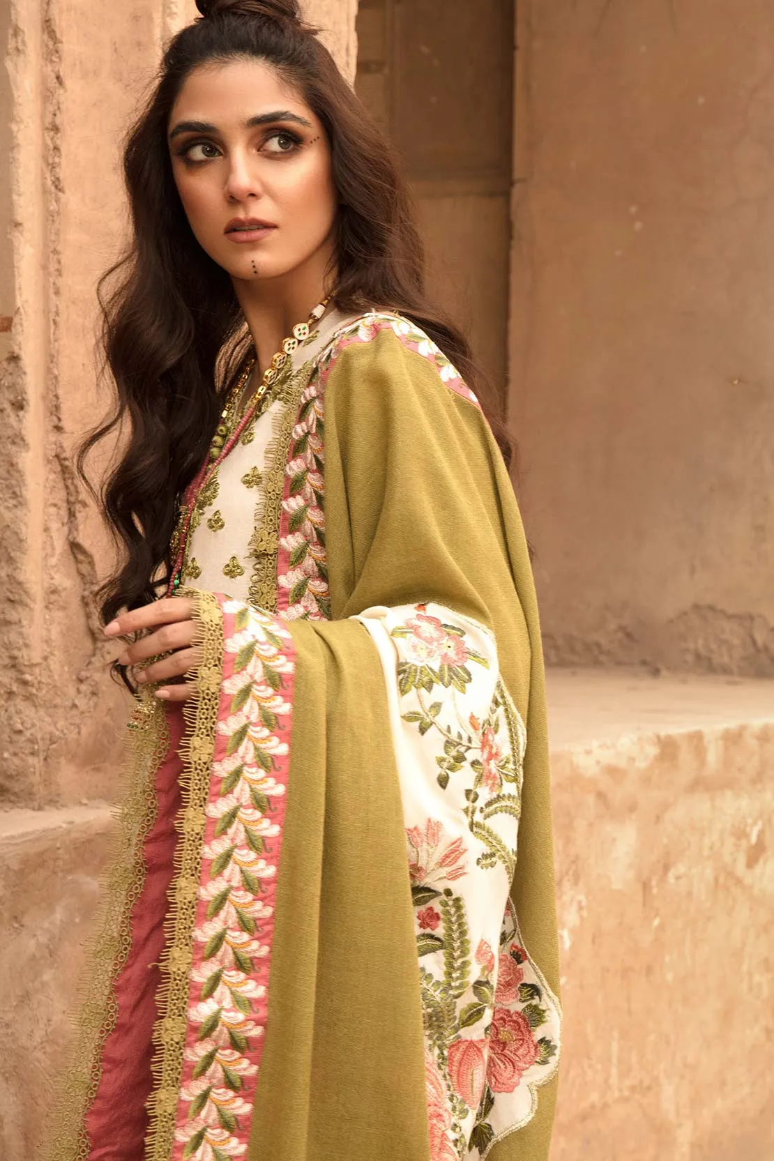 Crimson X Saira Shakira Winter Collection 2020 – Marori Separates - Ivory