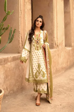 Crimson X Saira Shakira Winter Collection 2020 – Marori Separates - Ivory