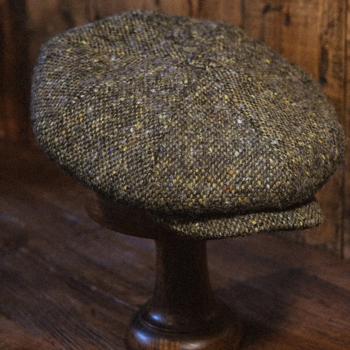 Eight Piece Fashion Brown Wool Newsboy Cap