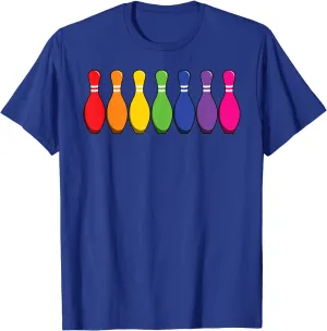 Equality Shirt For Bowler, Bowler Ally Shirt, Pins Bowling Rainbow LGBT Pride T-Shirt