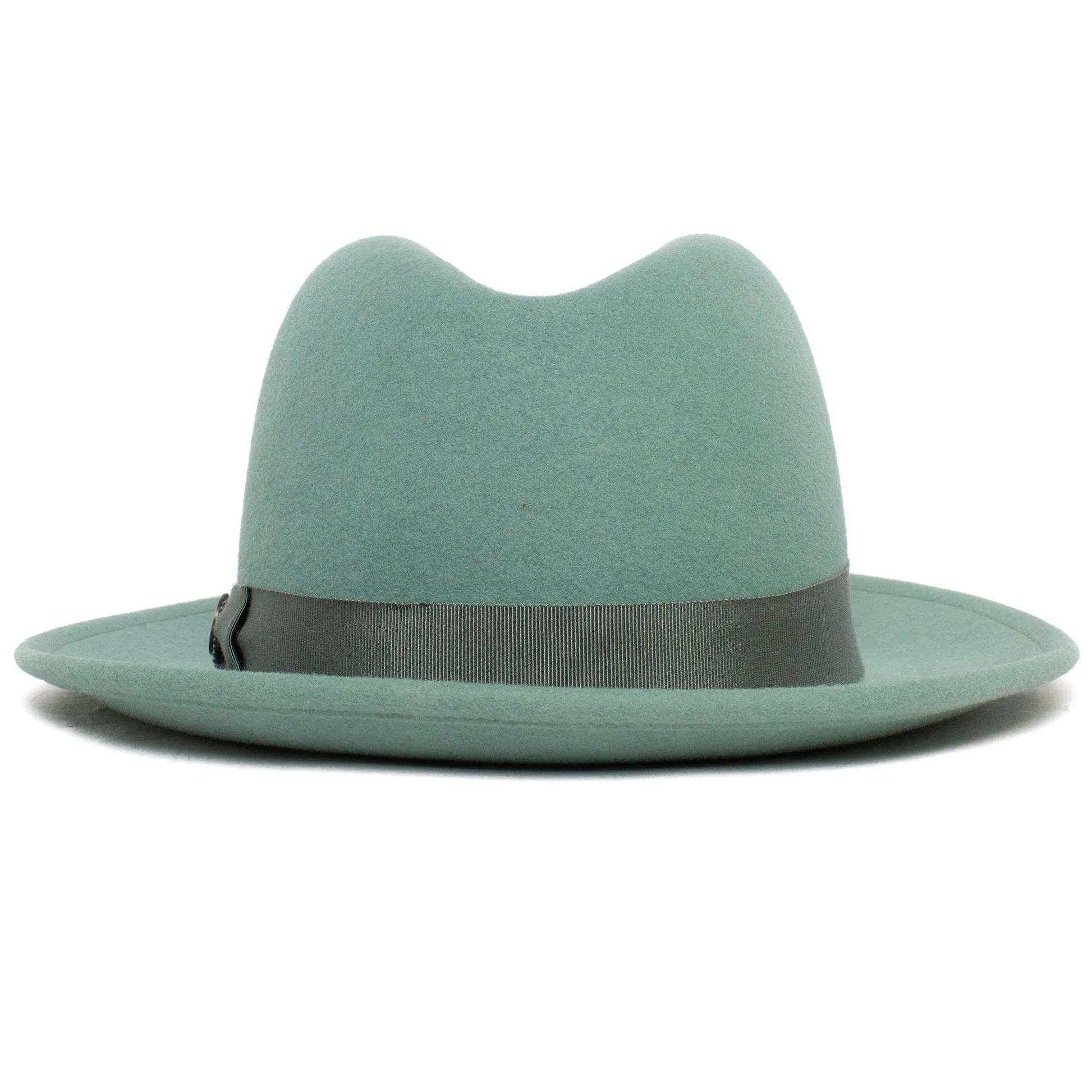 Felt Finery Series Trendy Bow Tie Felt Fedora Hat