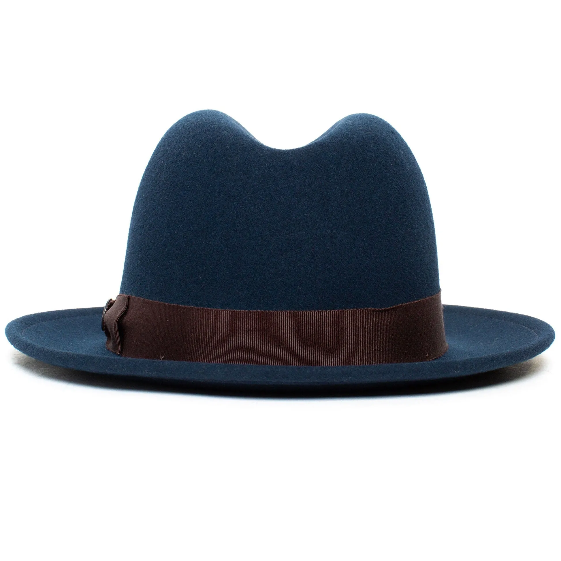 Felt Finery Series Trendy Bow Tie Felt Fedora Hat