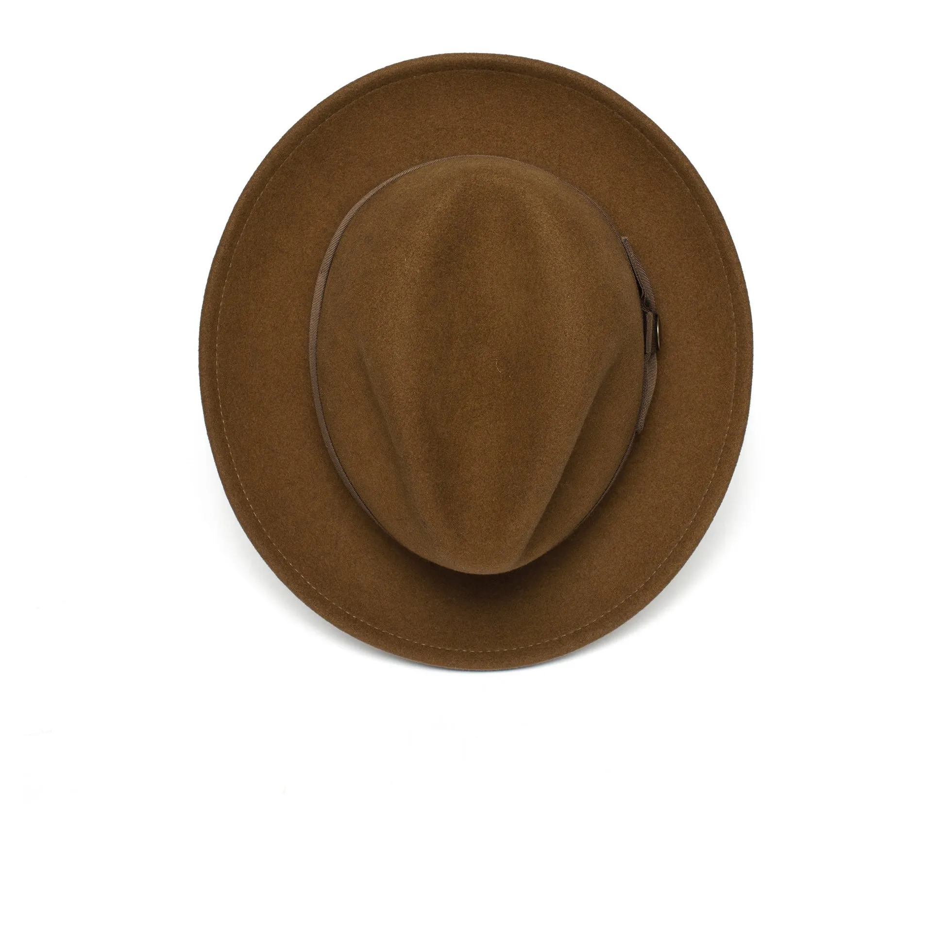 Felt Finery Series Trendy Bow Tie Felt Fedora Hat