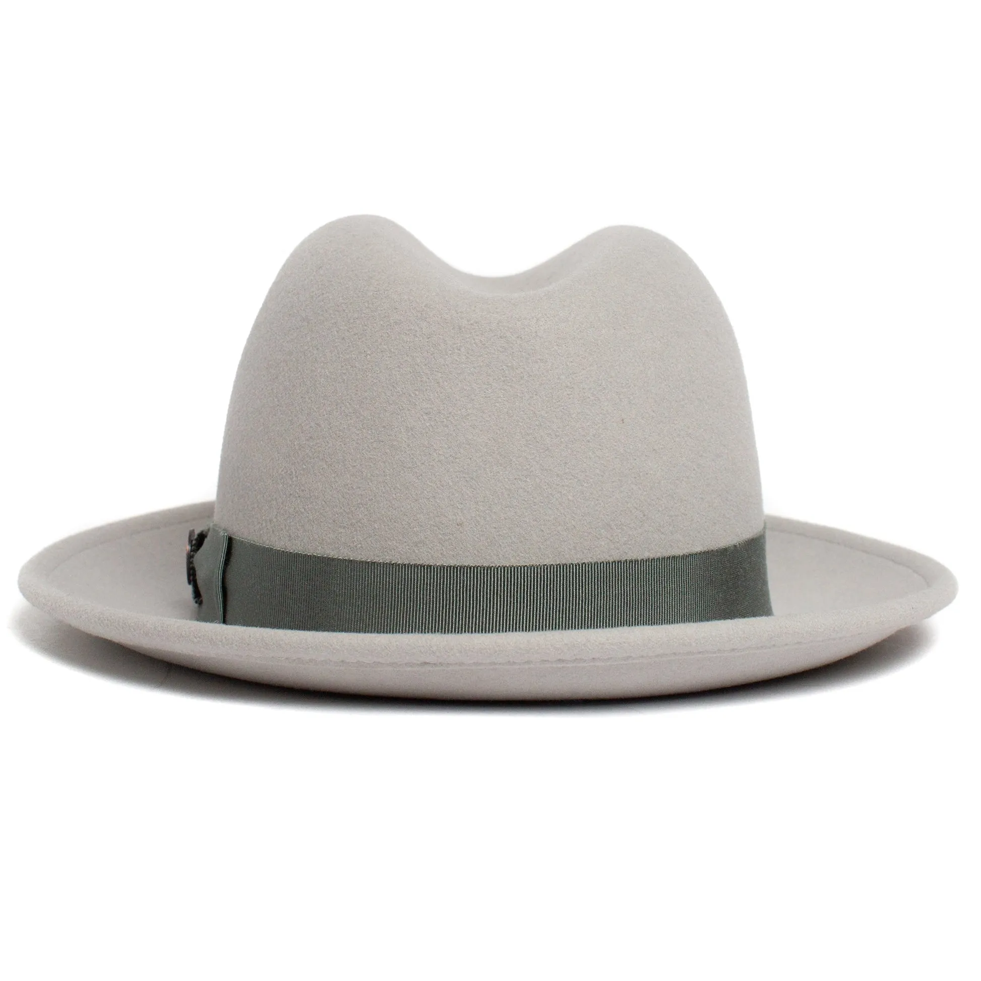 Felt Finery Series Trendy Bow Tie Felt Fedora Hat