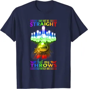 Funny Shirt Bowling LGBT, Pride Month Gift Apparel T-Shirt For Bowler