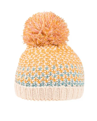 Girls Tiana Knitted Bottle Hat - Mustard