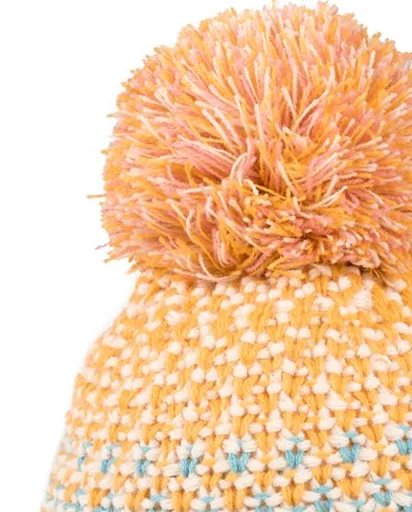 Girls Tiana Knitted Bottle Hat - Mustard