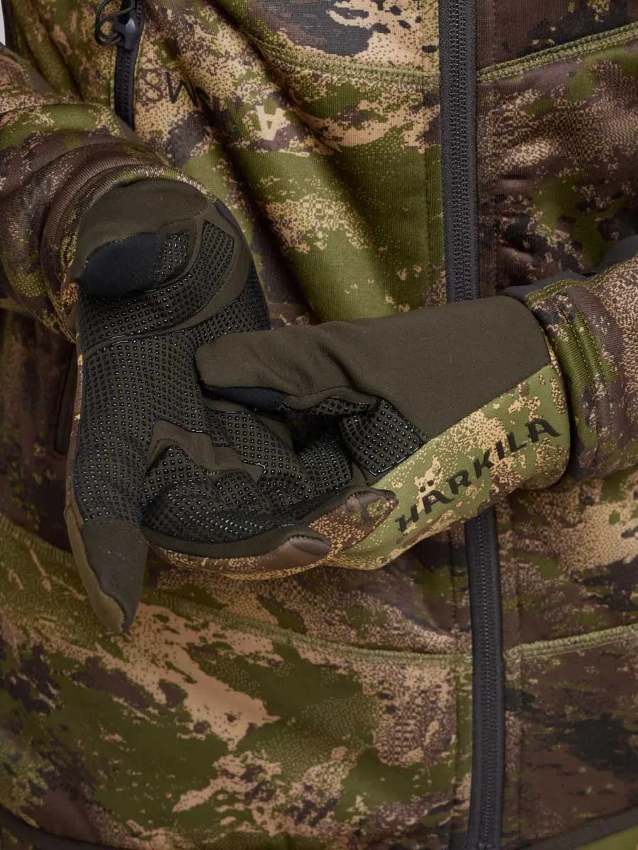 HARKILA Deer Stalker Camo Fleece Gloves - AXIS MSP Forest