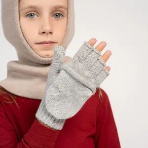 Kids' Knit Merino Convertible Gloves