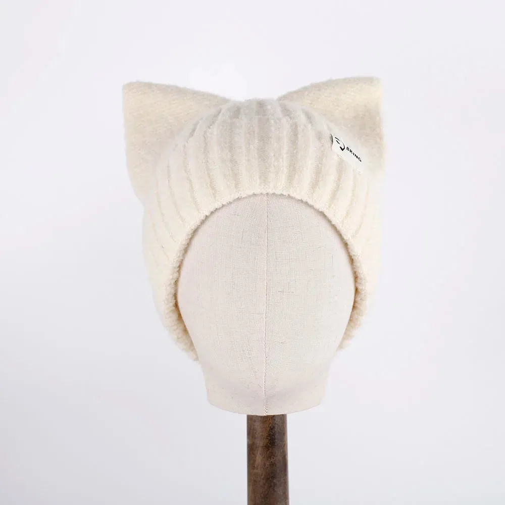 Kitty Beanie Korean Style Woolly Knitted Hat