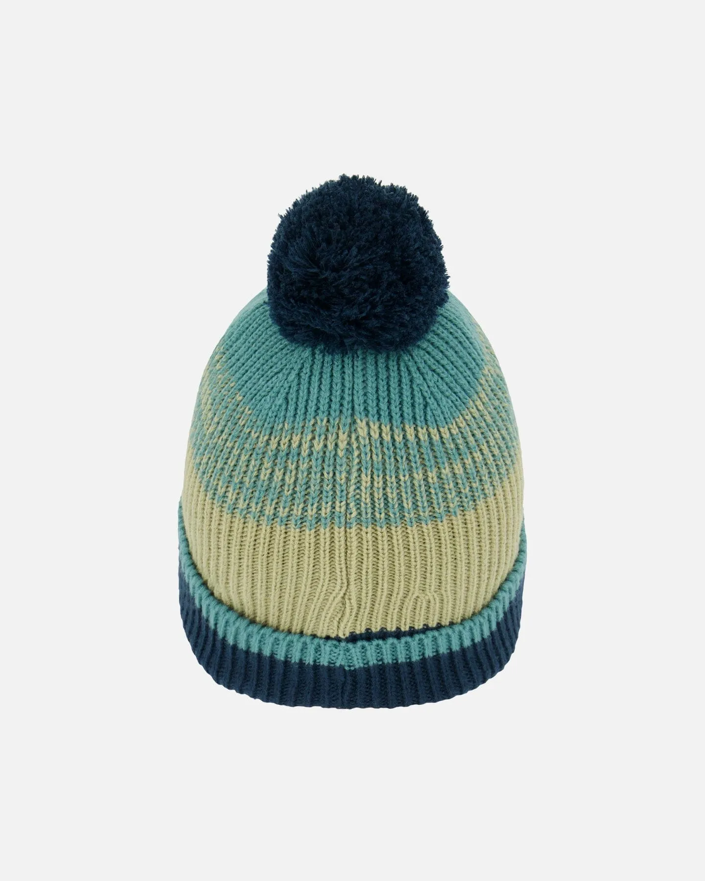 Knit Hat Blue, Green And Gray by Deux par Deux