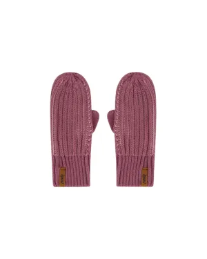 Knit Mittens Mauve