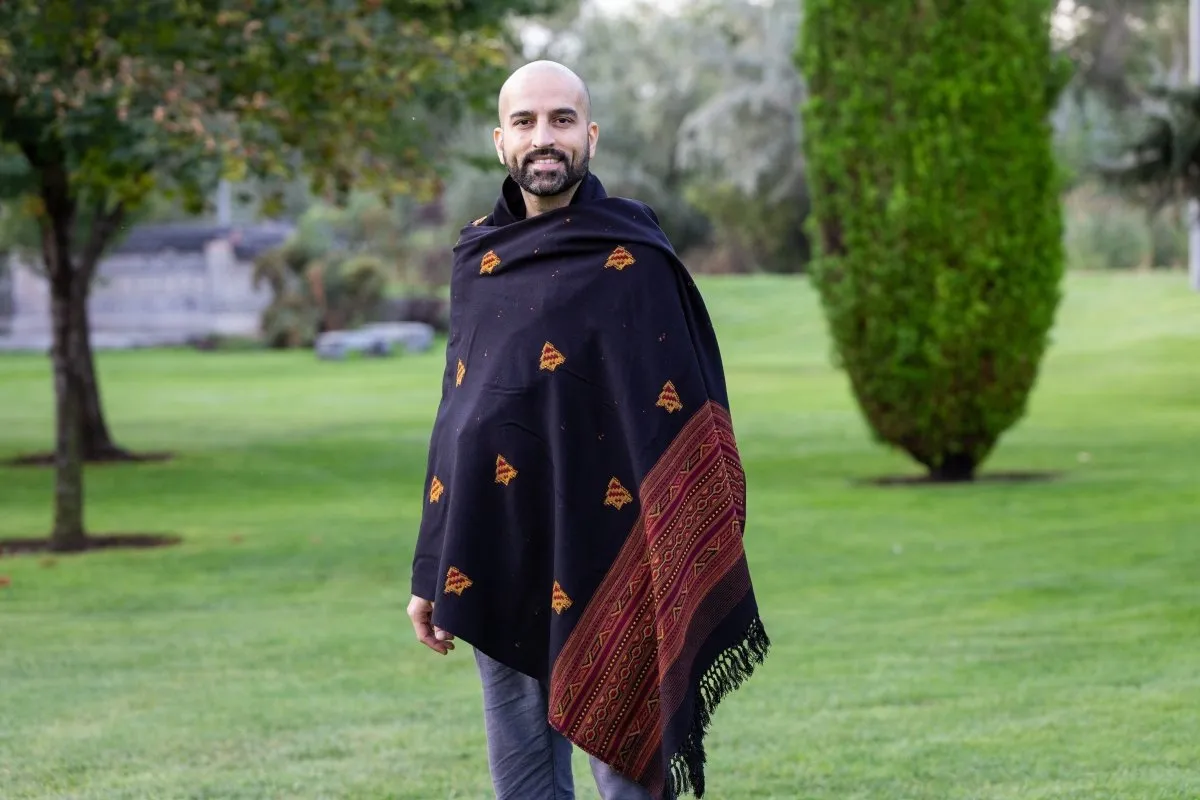 Meditation Shawl / Meditation Blanket / Prayer Shawl for Men Women (Tree of Life)