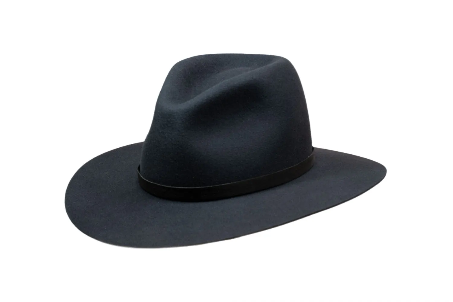 Midnight Blue Fur Fedora