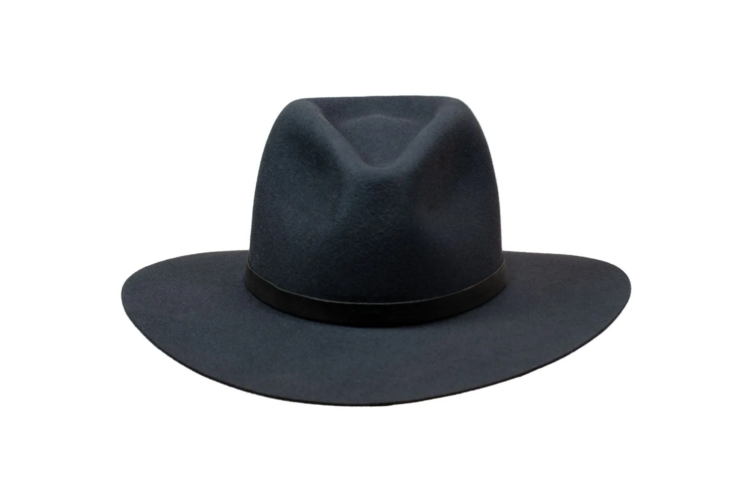 Midnight Blue Fur Fedora