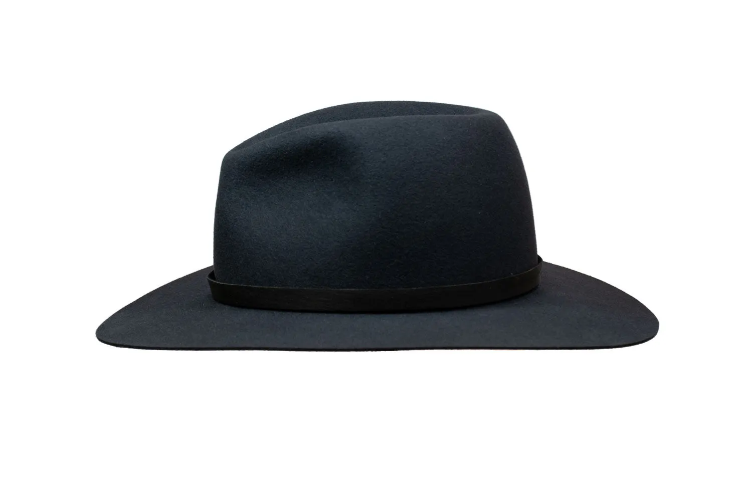 Midnight Blue Fur Fedora