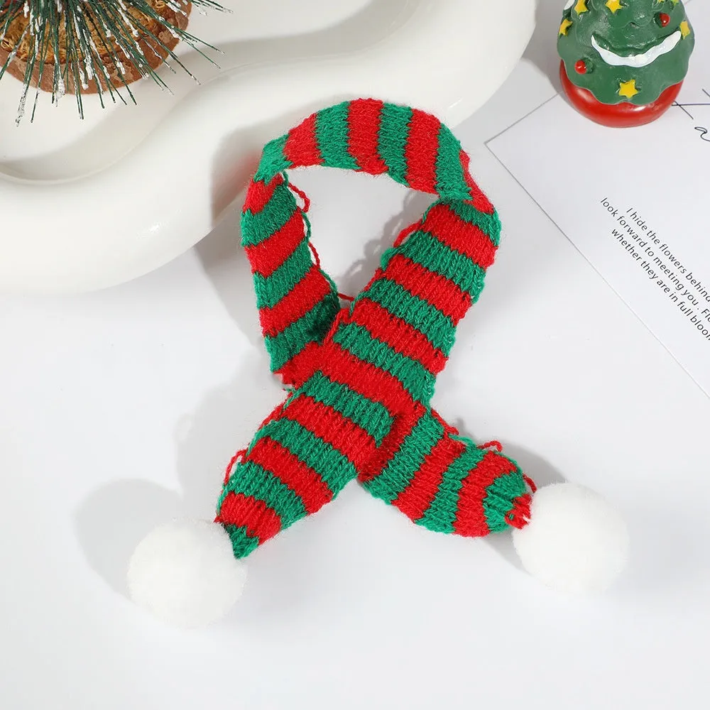 Mini Christmas Scarf Hat Doll Christmas Decorations