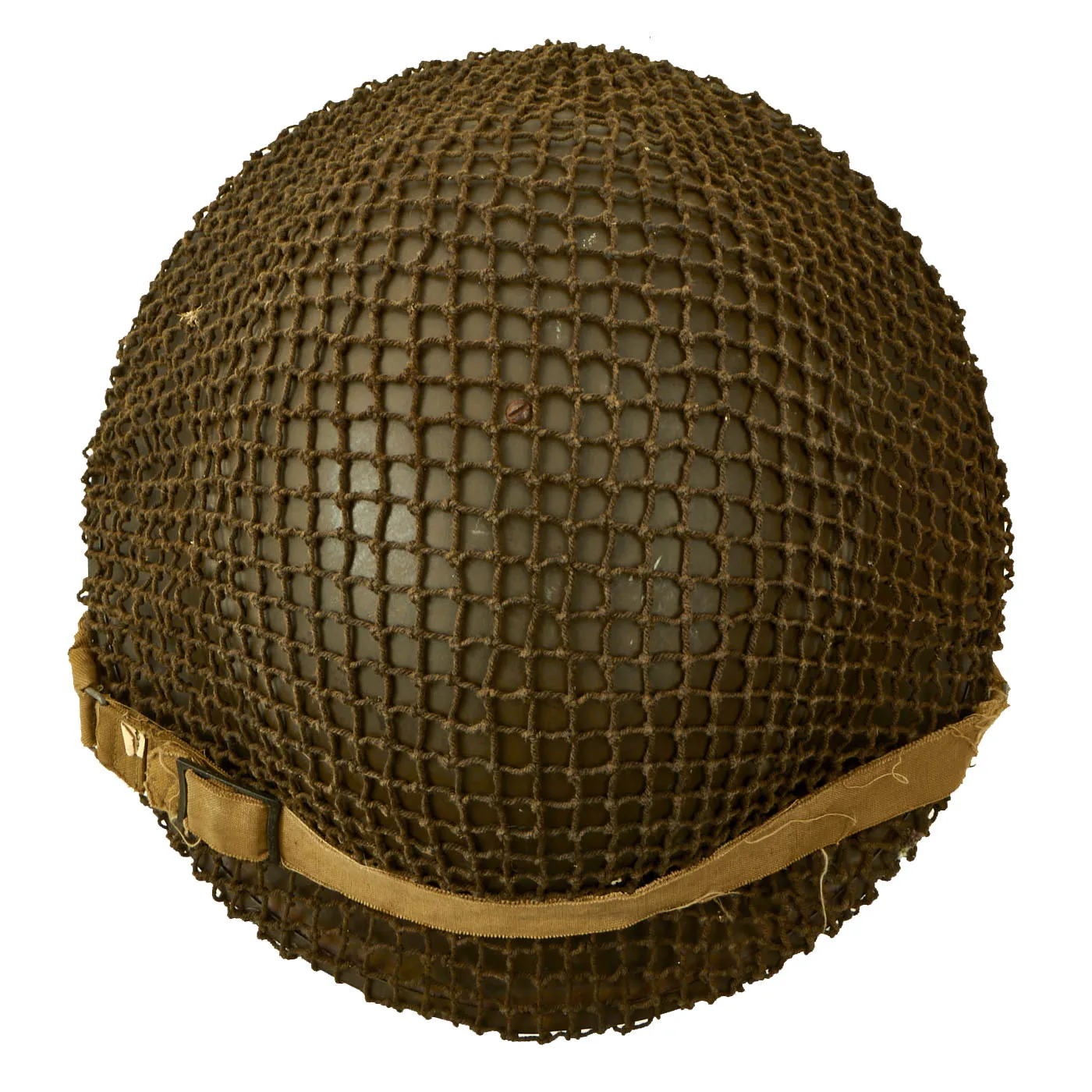 Original Canadian WWII Brodie MkII Steel Helmet Complete with Helmet Net by General Steel Wares of Toronto - Dated 1941 - 7 ¾