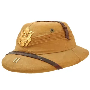 Original U.S. Pre-WWII CBI Theater “Bombay Bowler” Style Safari Pith Helmet by East Bengal Stores of Dacca