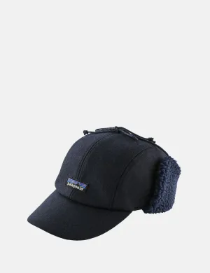 Patagonia Recycled Wool Ear Flap Cap - Classic Navy Blue