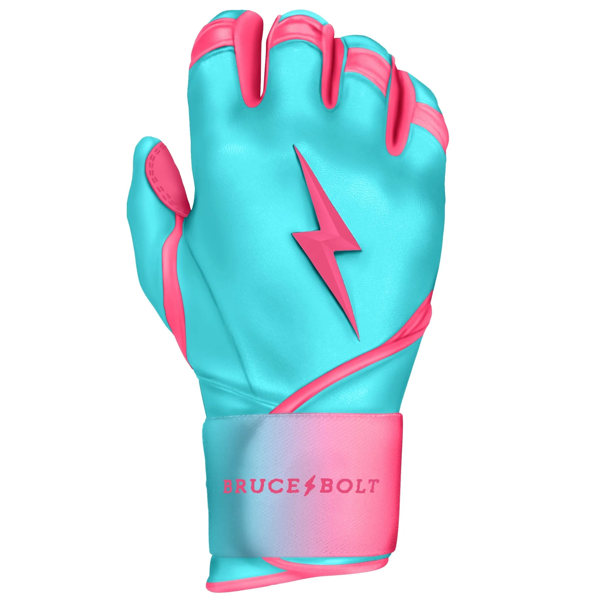 PREMIUM PRO CLARK Series Long Cuff Batting Gloves | PINK/TEAL