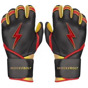 PREMIUM PRO Creator Series Long Cuff Batting Gloves | TC42 Red/Gold